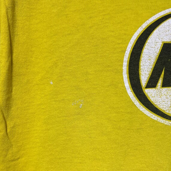 Vintage Nike Yellow Double Sided Tee Shirt M Cent… - image 4