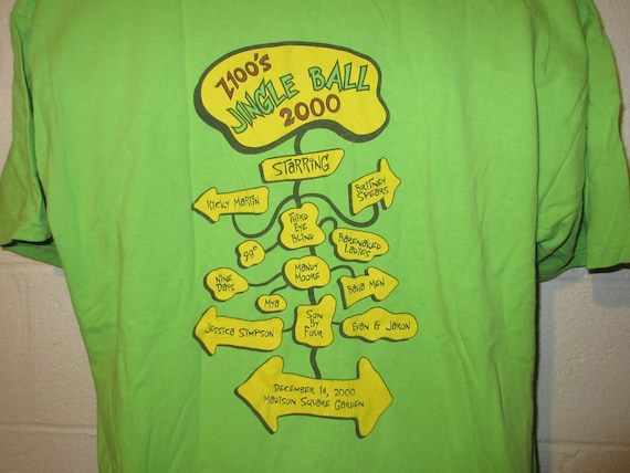 Vintage 2000 Z100 Jingle Ball Concert T-Shirt XL … - image 1
