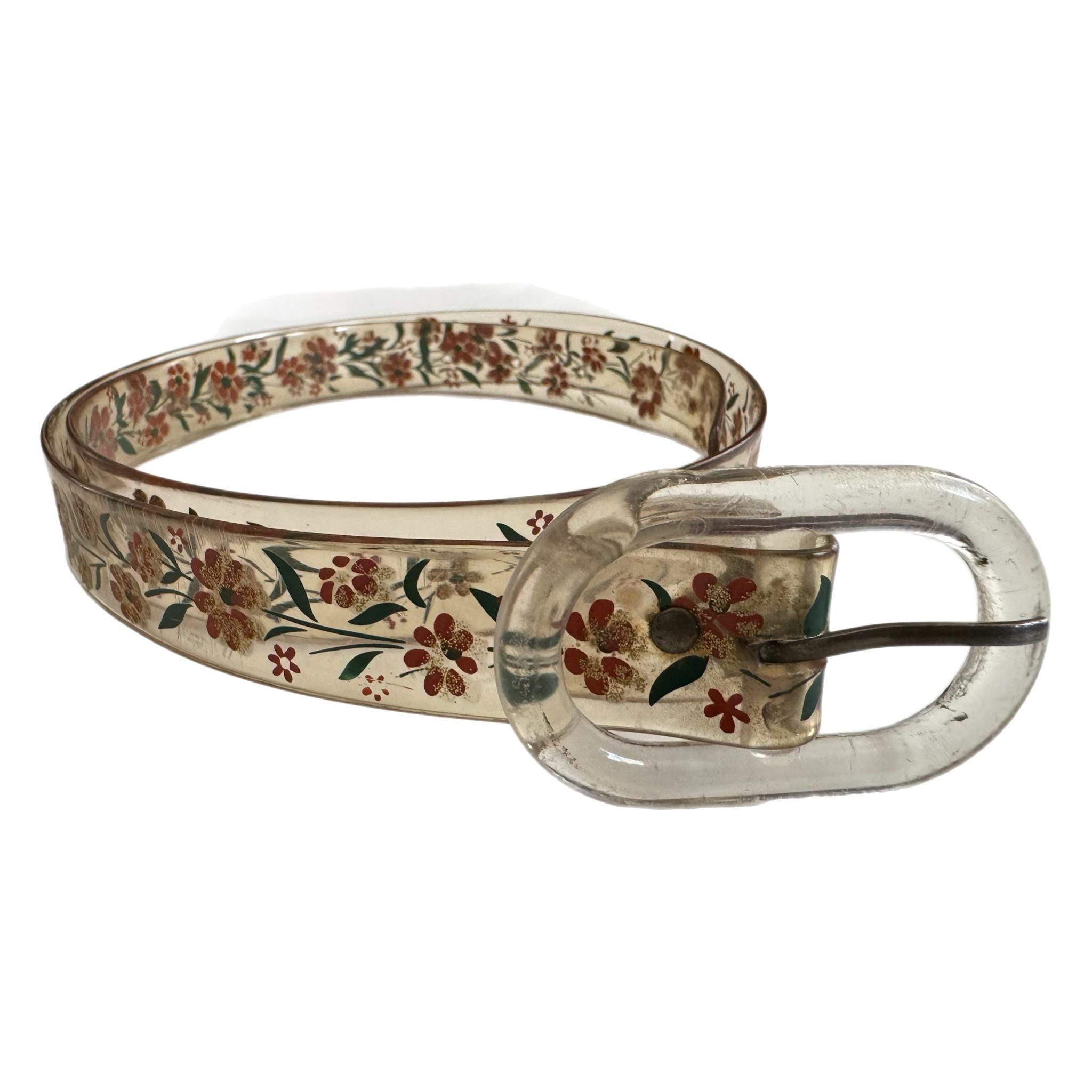 Vintage Lucite Belt - Etsy