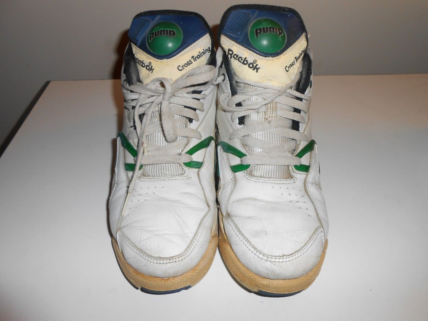 Afrika Pelmel winter Vintage 90s Reebok Pump Cross Trainers Shoes Men's Sz 9.5 - Etsy