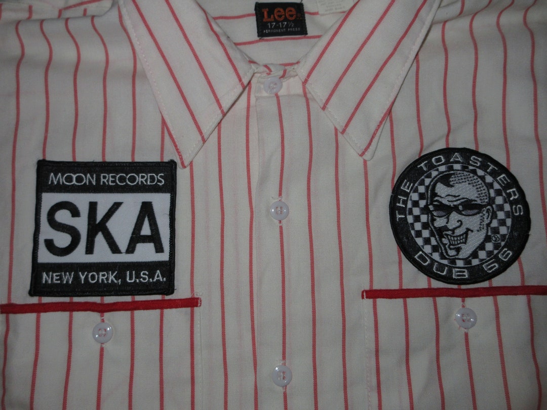 Vintage Ska Moon Records the Toaster Ska Punk Button Down Etsy