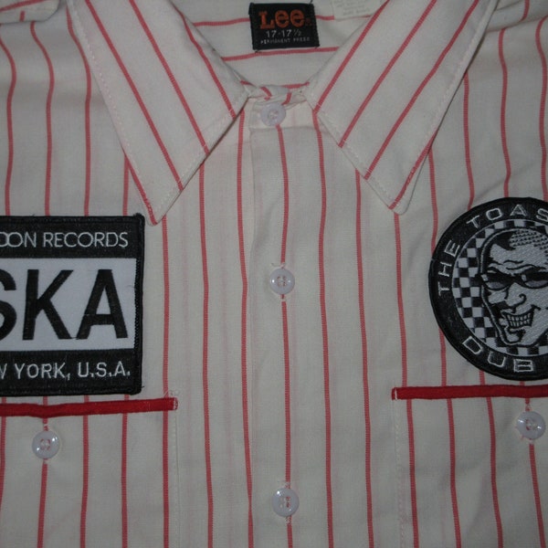Vintage Ska Moon Records The Toaster Ska Punk Button Down Shirt XL/XXL