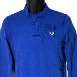 Vintage Abercrombie & Fitch Arrowhead 92 Long Sleeve Henley Shirt S Muscle Fit
