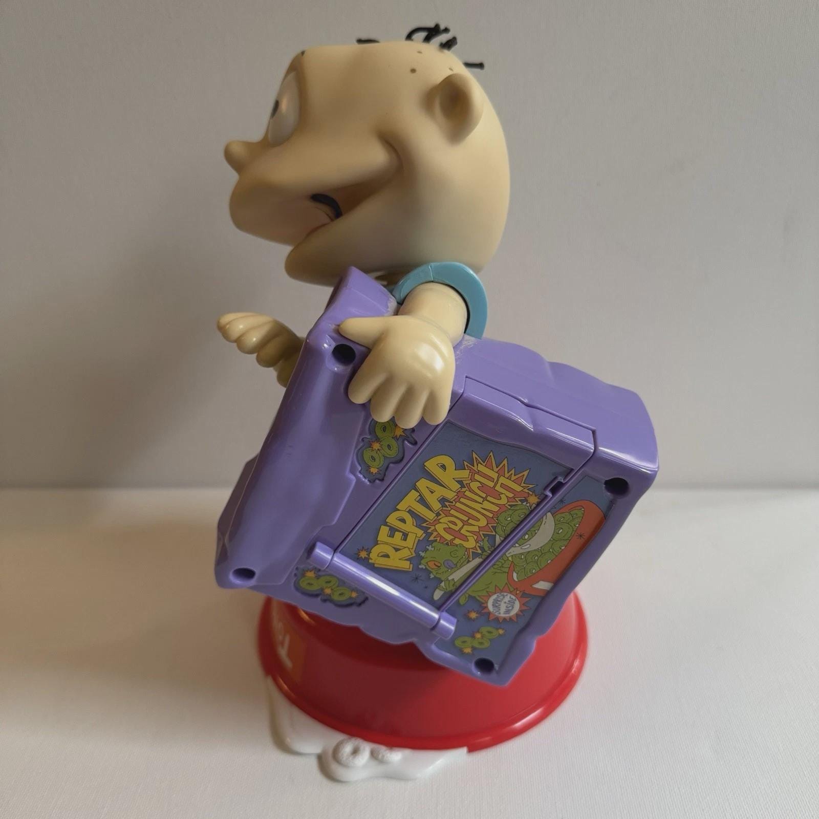 Rugrats Tommy Pickles 1999 Viacom Talking Figure Reptar Crunch 8