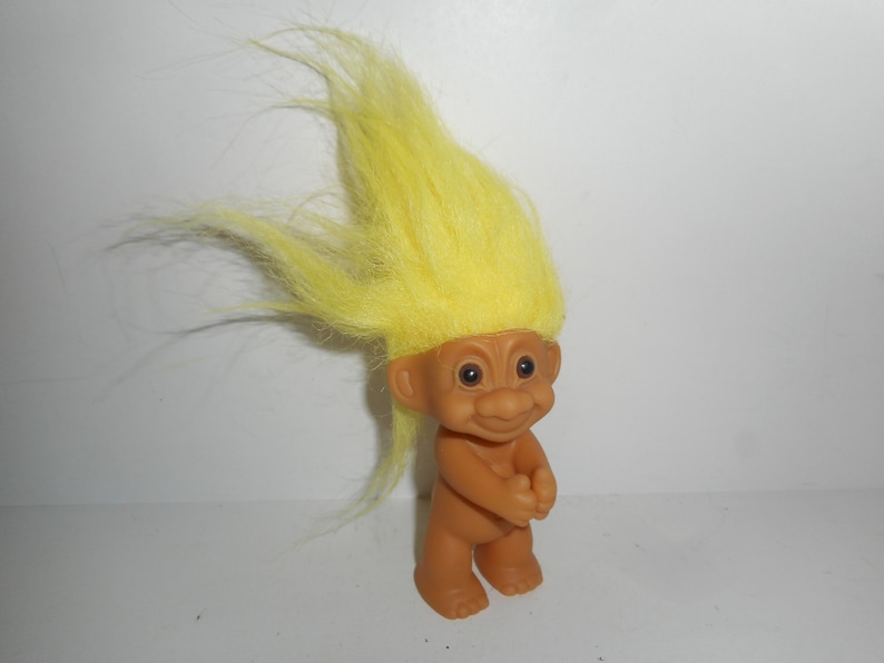 Yellow Hair RARE GOOD LUCK RING NEW Russ Troll Doll