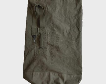 ベトナム戦争時代の米軍ダッフルバッグ/シーバッグ - キャンバスOD