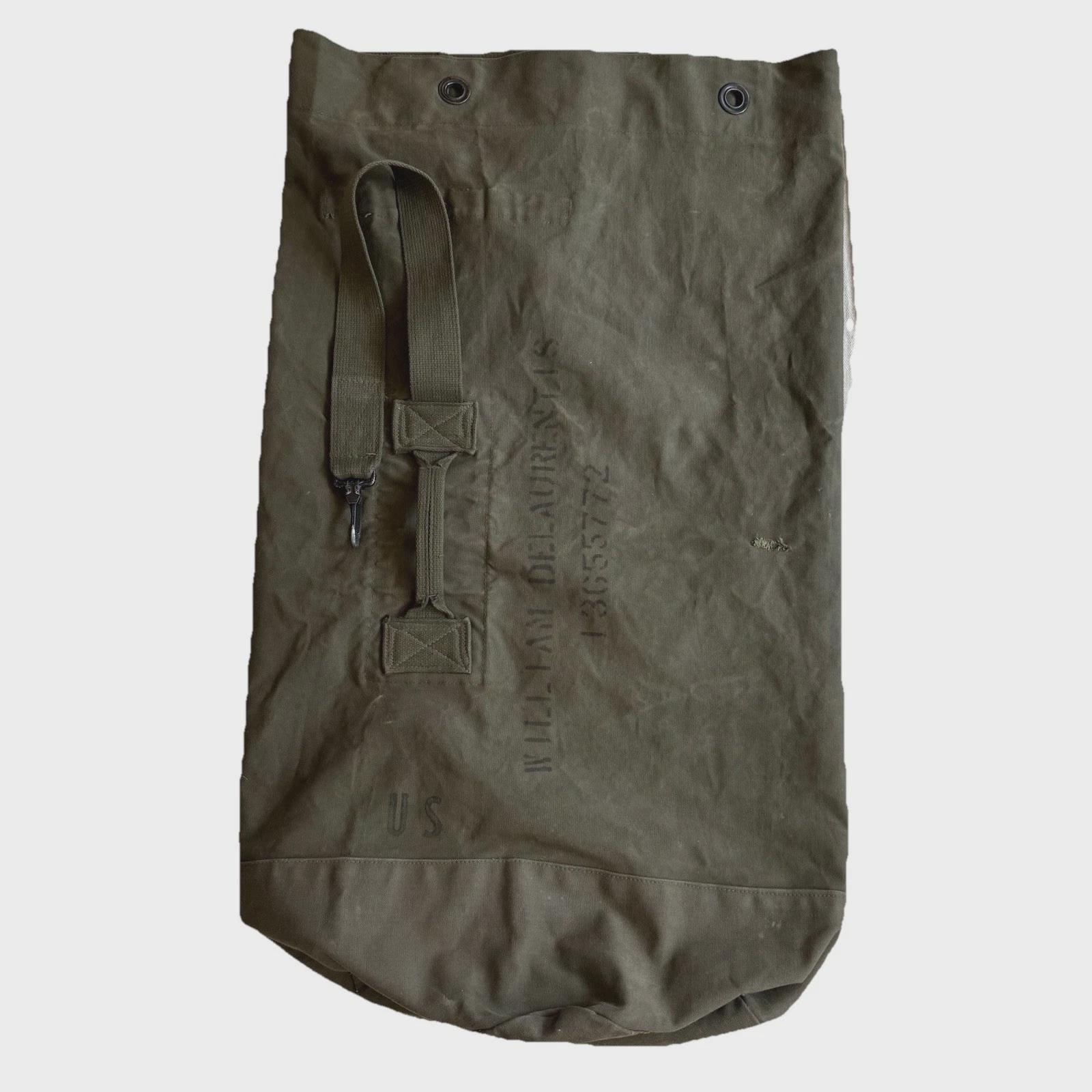 アメリカ軍コットンダッフルバッグ ベトナム戦争60年代後半 61