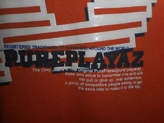 Vintage 90s Pure Playaz Hip Hop Rap Tee T-Shirt XL - image 3