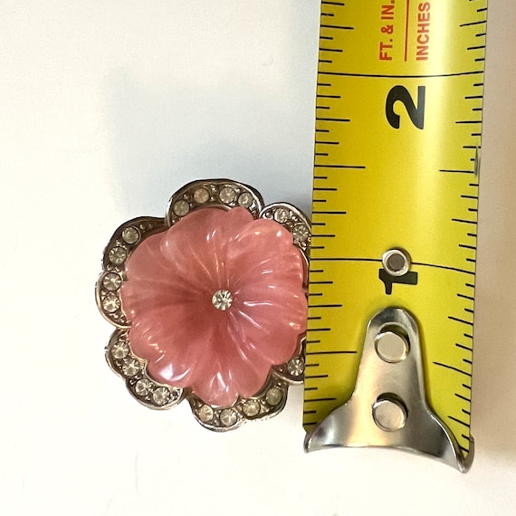 KJL Kenneth Jay Lane Avon Pink Perfect Pansy Clip… - image 7