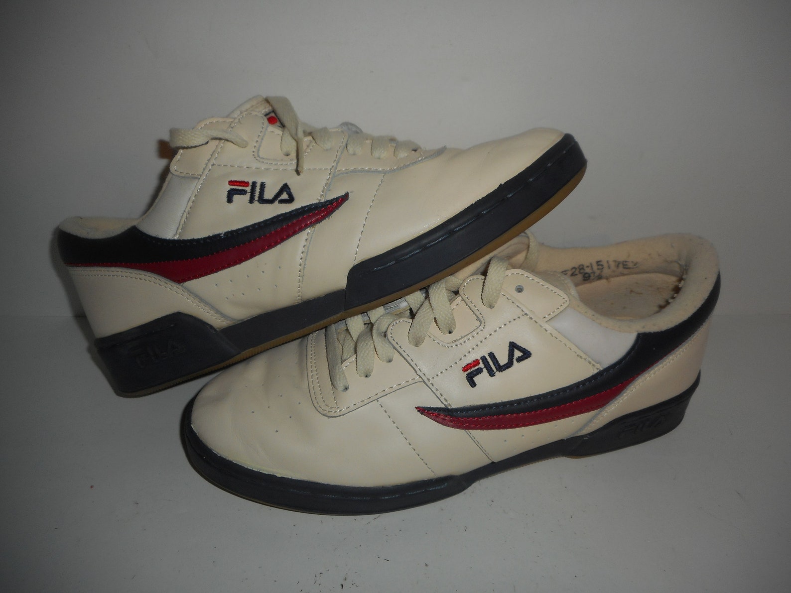 Vintage 90s Fila Original Fitness Beige Shoes Men's 9.5 - Etsy