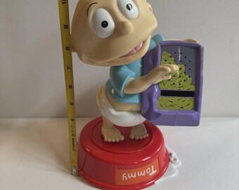 Rugrats Tommy Pickles 1999 Viacom Talking Figure Reptar Crunch 8