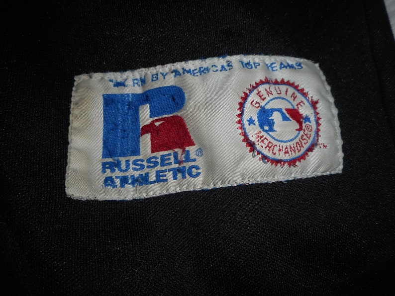 Vintage 90s Russell Athletic Black New York Mets Sewn Jersey Youth L