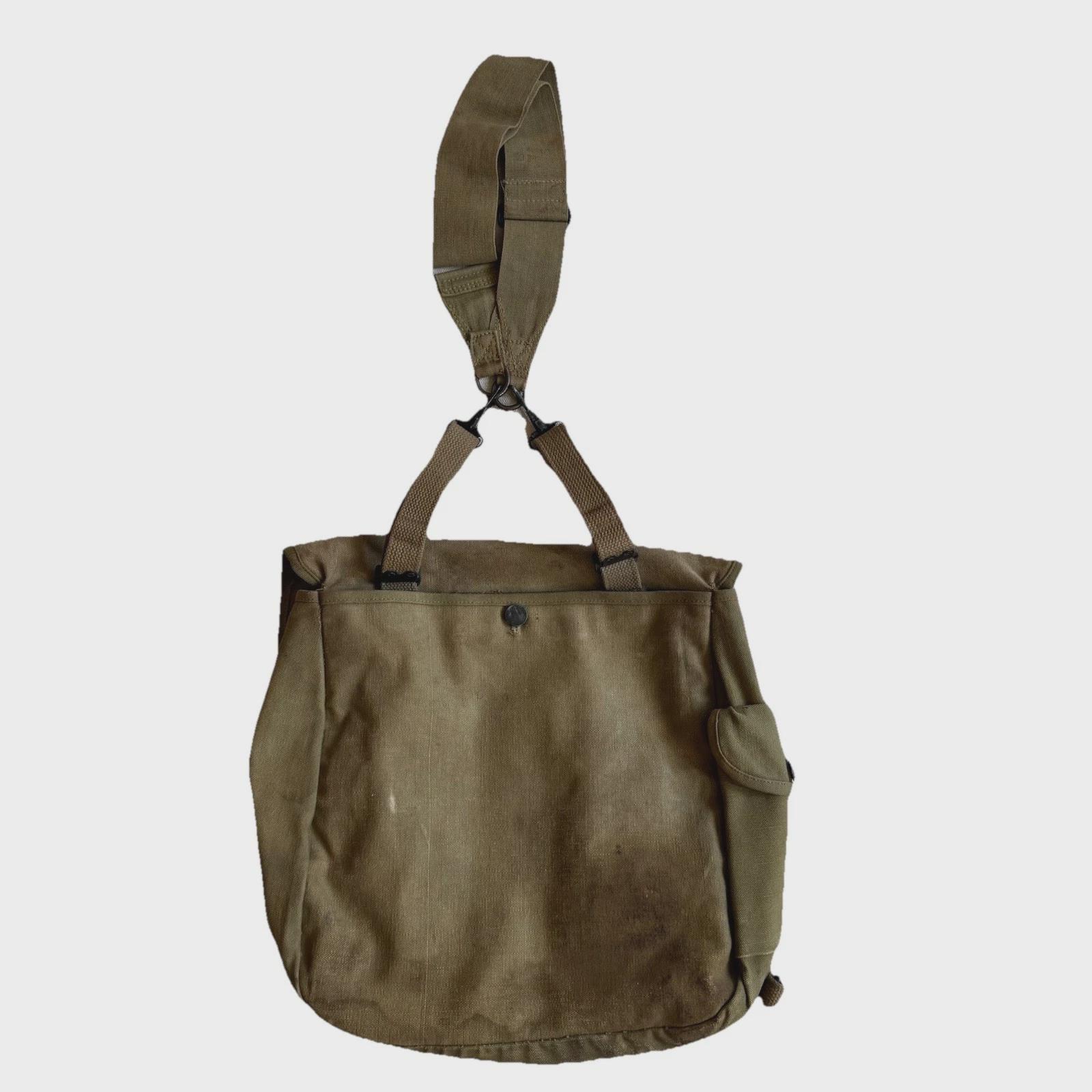 ベトナム戦争時代のアメリカ陸軍M-1936ミュゼットバッグキャンバス