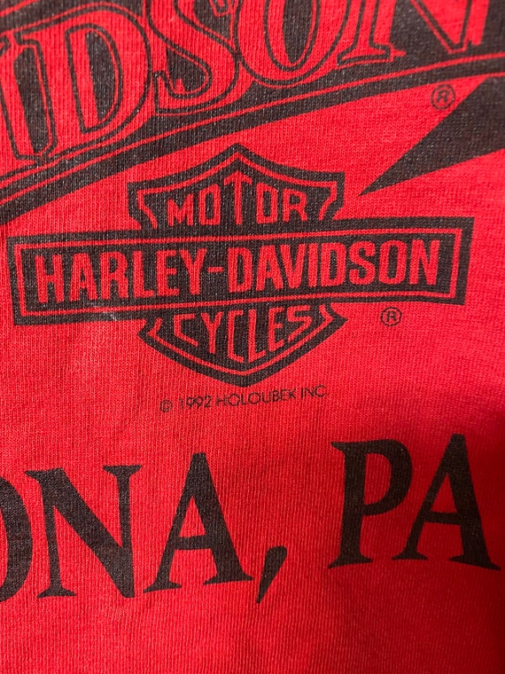 Vintage 90s 1992 Apple Harley Davidson Altoona PA Nat… - Gem