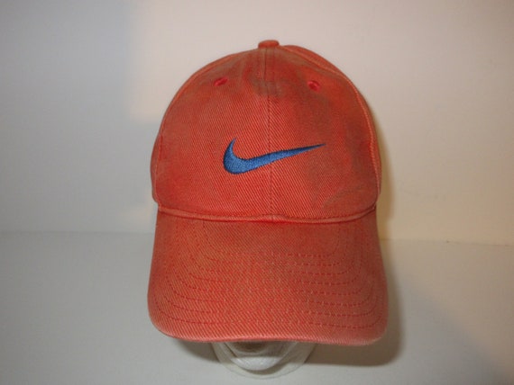 90s Orange Distressed Nike Snapback - Etsy España