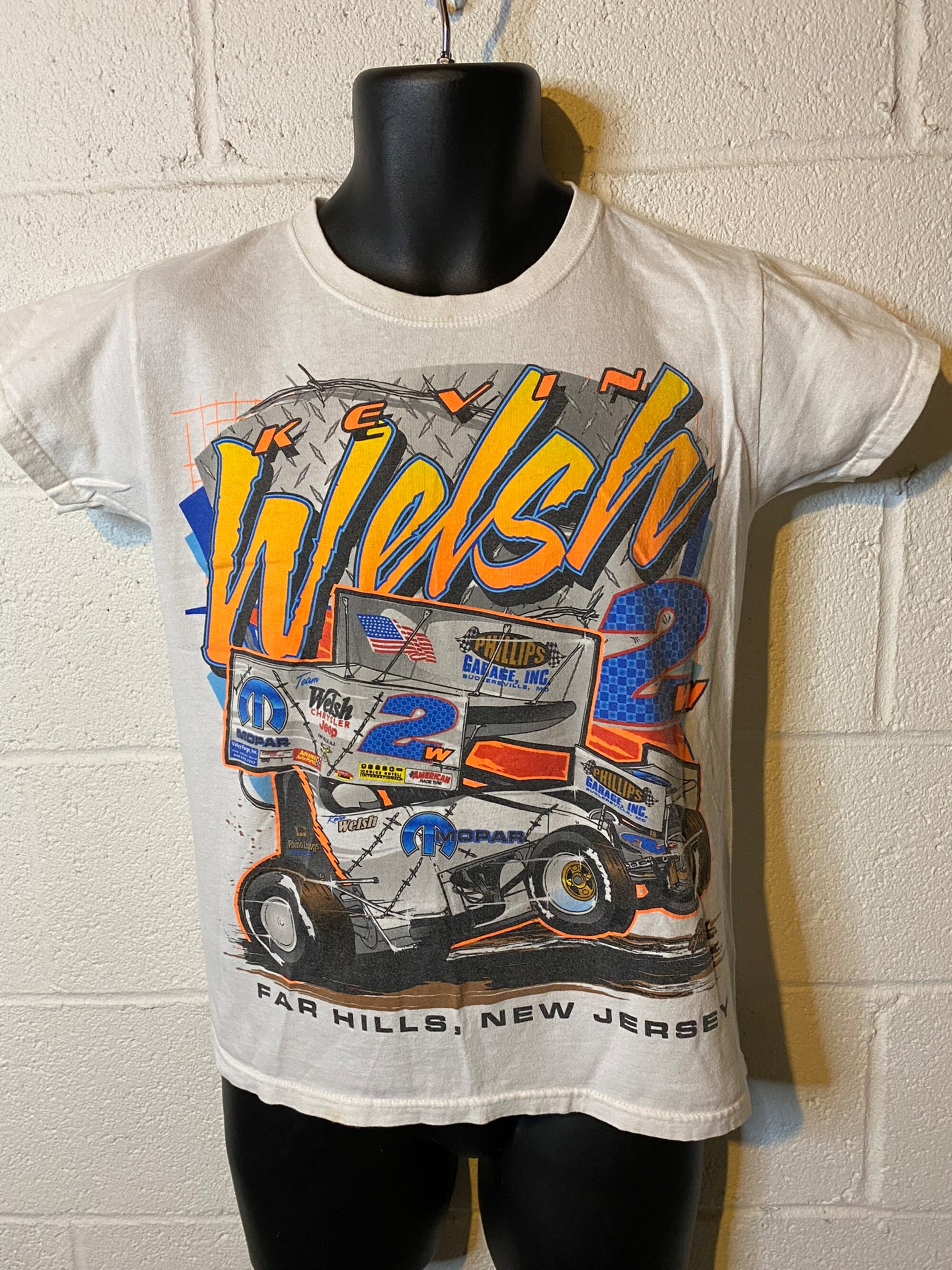 Discover Women's Vintage Sprint Car Racing Kevin Welsh T-Shirt