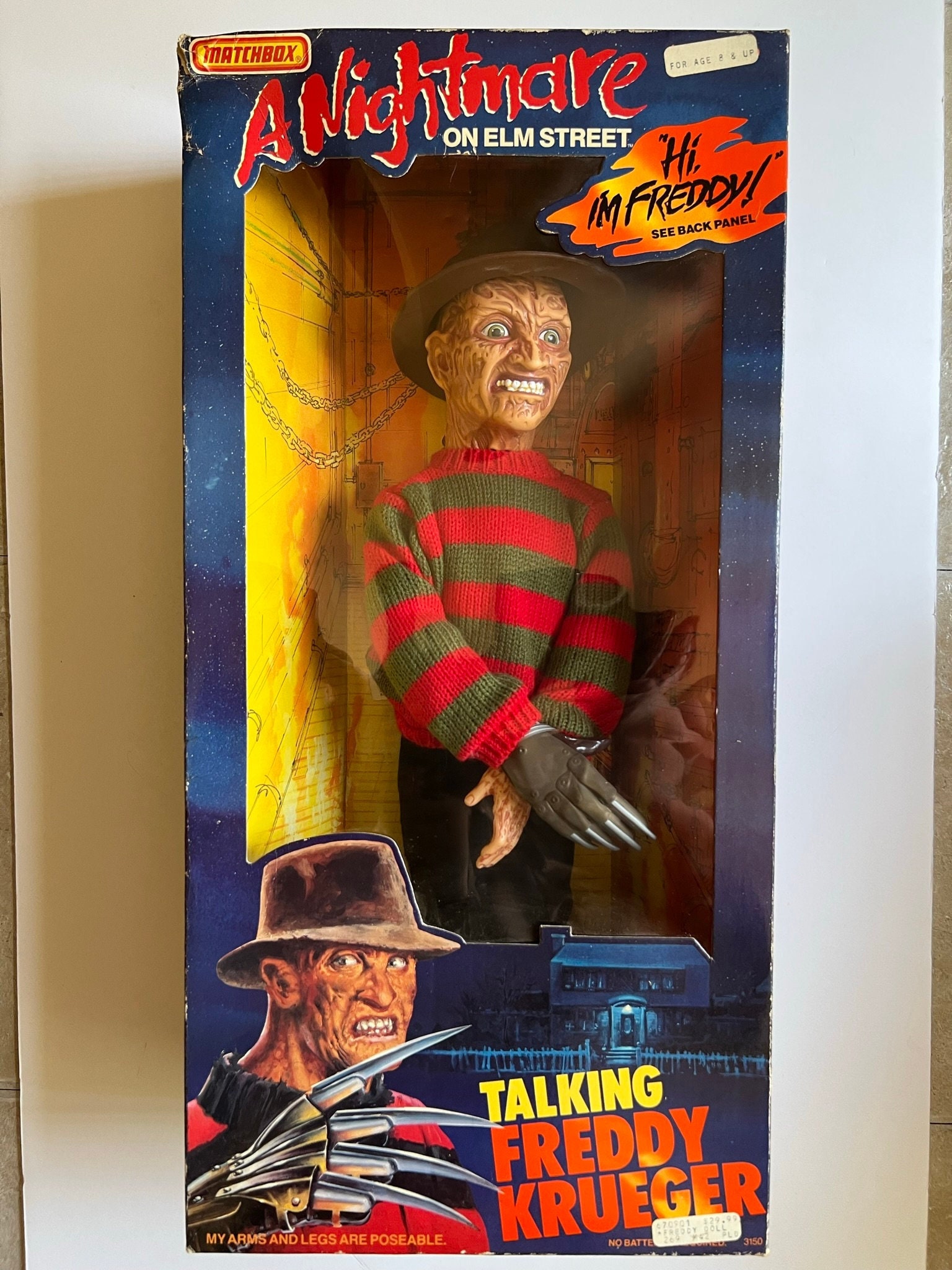 VINTAGE 1989 Freddy Krueger Fright Squirter Nightmare on Elm