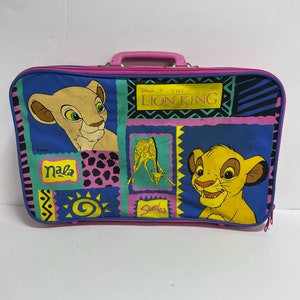 Vintage 90s Pyramid Disney Lion King Kids Suitcase