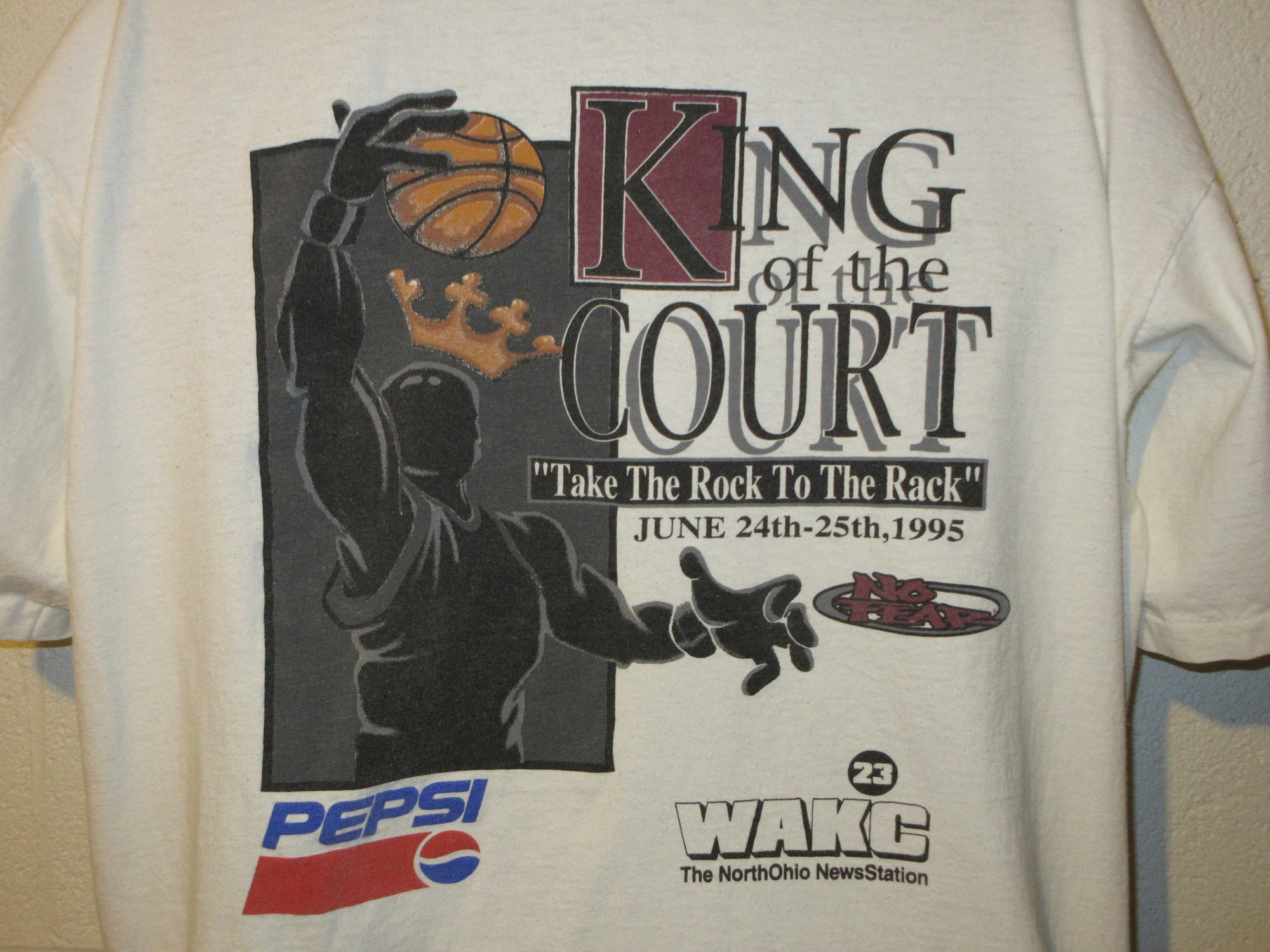 Discover Vintage 90s Street Basketball Pepsi King of the Court Ohio T-Shirt