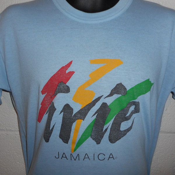 Vintage 80s 90s Jamaica Irie Thin Soft T-Shirt Large