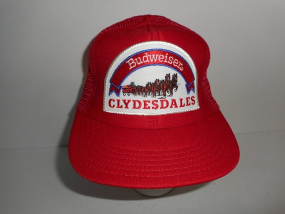 Vintage 80s Budweiser Clydesdales Trucker Snapback