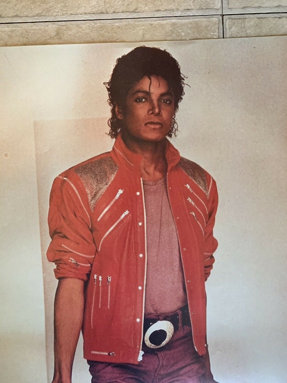 Buy Vintage 80s Original Michael Jackson Jacket Beat It Promo Poster 18x23  NOS Online in India 