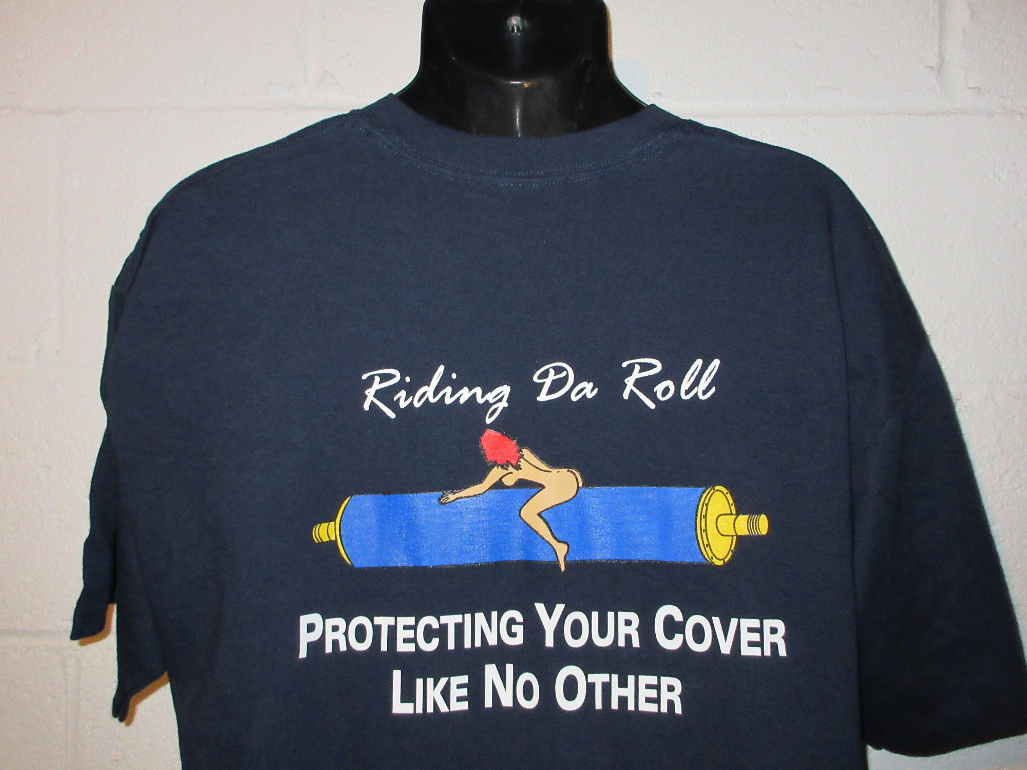 Discover Vintage 90s Allstate Riding Da Roll T-Shirt