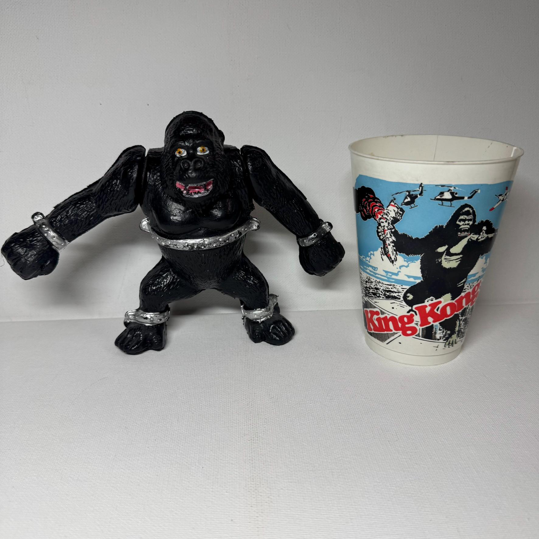 Vintage 70s 80s Mexican KO King Kong Figure Blow Mold Style 1976 Cup ...