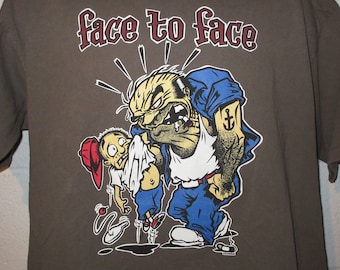 Vintage 90s Face to Face Big Choice Punk Band T-Shirt XL