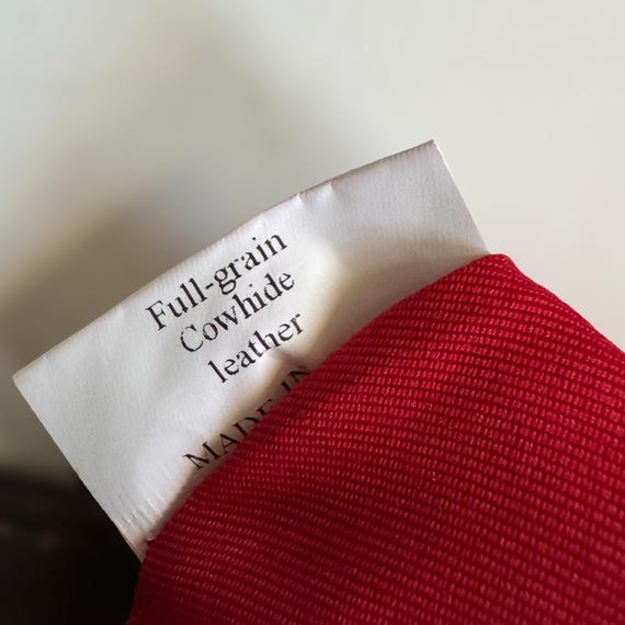 Vintage Lancaster Brown Leather Python Snakeskin … - image 8