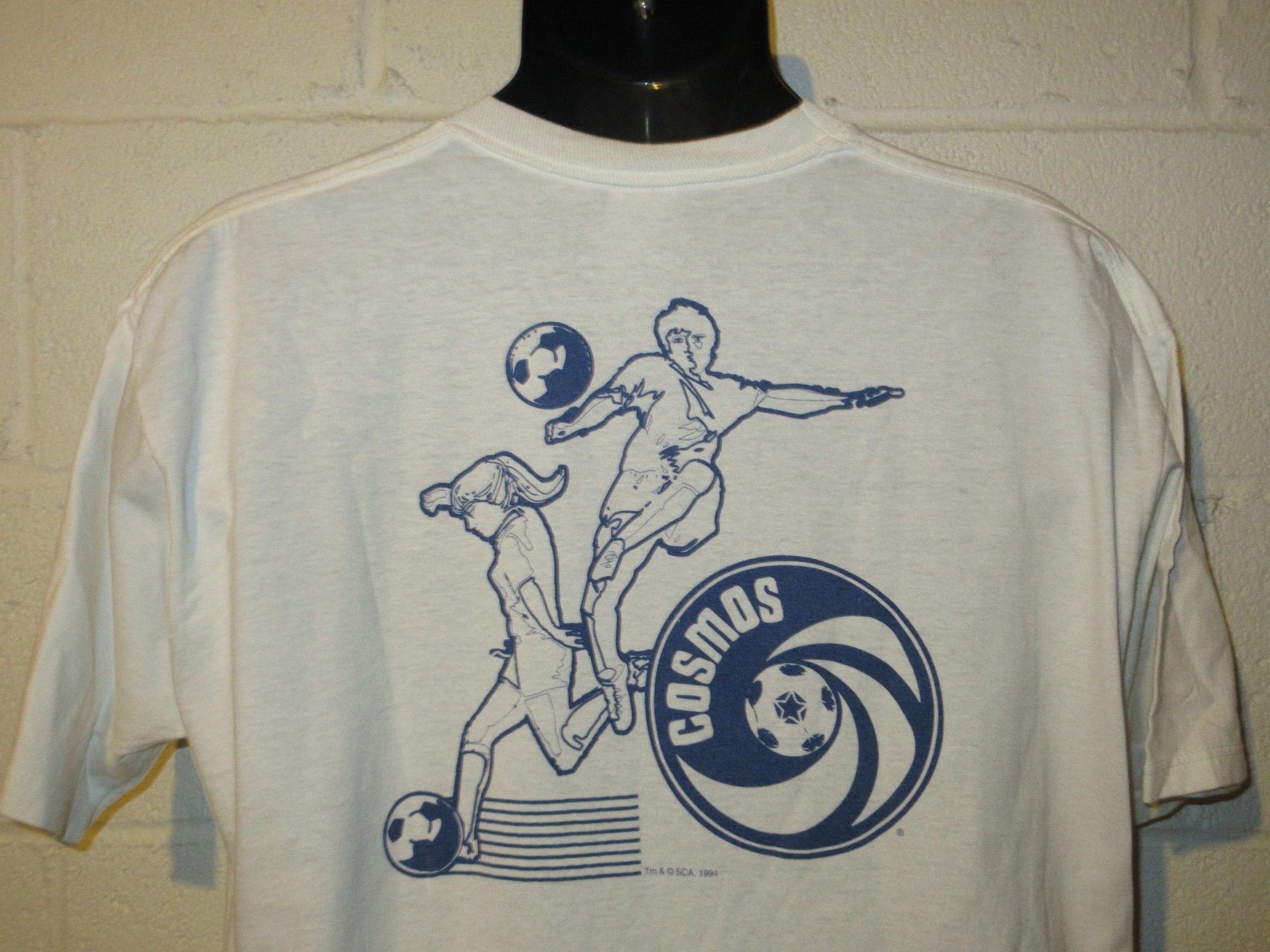 Discover Vintage 90s New York Cosmos Soccer Futbol T-Shirt
