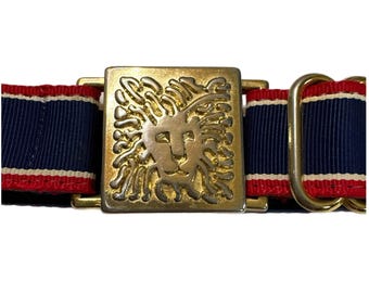 Vintage Anne Klein 1976 Accessocraft NYC Gold Lion Buckle  display picture 2