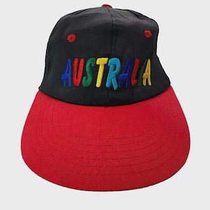 Vintage 90s Australia Adjustable Snapback Hat Cap