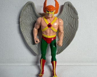 Vintage Kenner Super Powers 1984 DC Comics Hawkman Action Figure 5”  w/ Wings