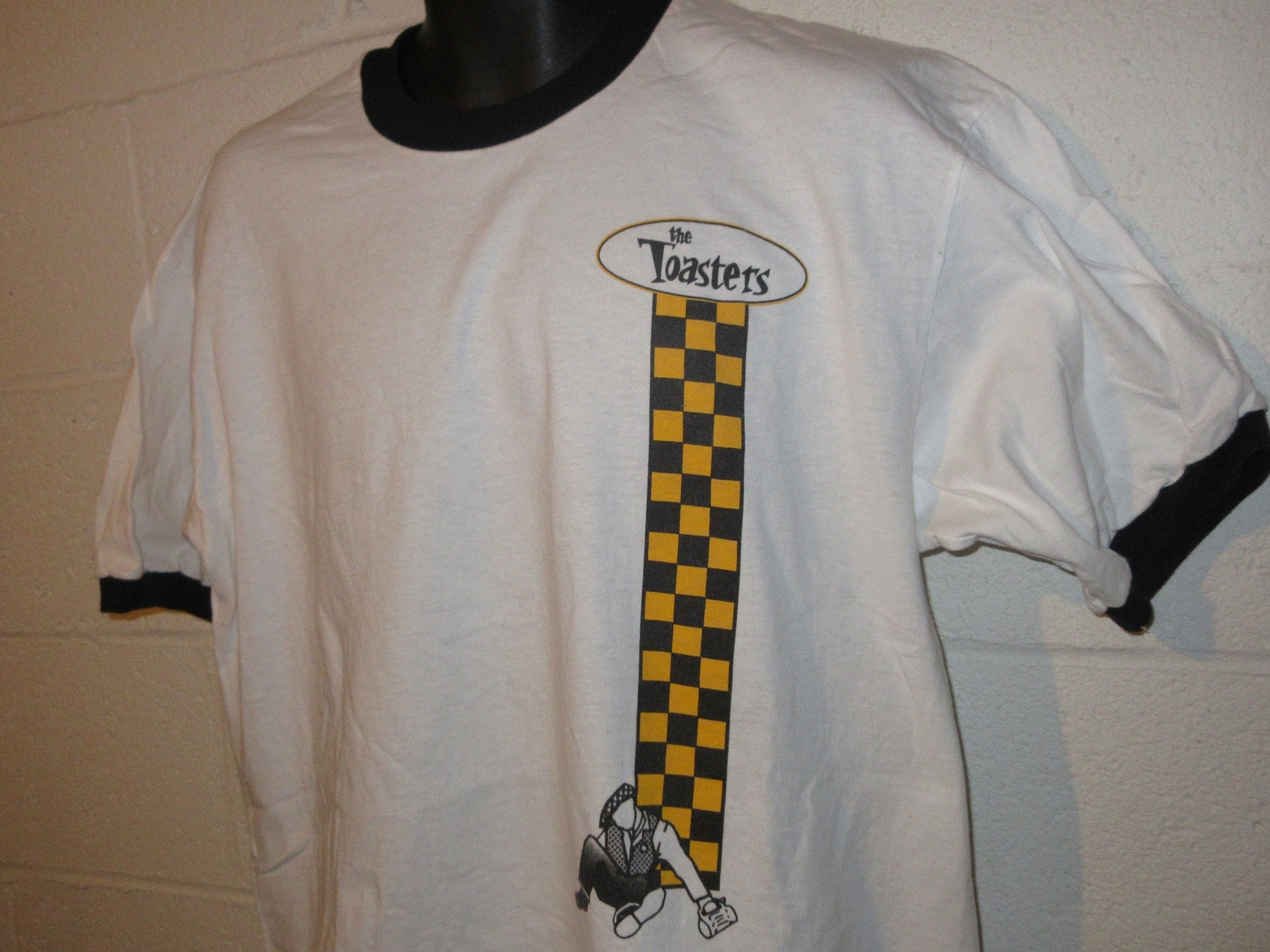 90s ワンダースタッフ Tシャツ バンド バンT サークルスクエア ヴィンテージ 90年代 1997年 ザ・トースターズ スカ パンク リンガー T