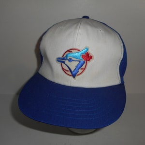 90's Toronto Blue Jays Starter Plain Logo MLB Snapback Hat – Rare VNTG