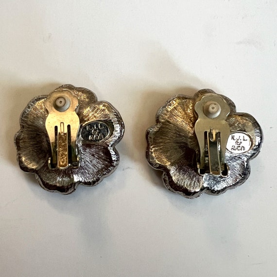 KJL Kenneth Jay Lane Avon Pink Perfect Pansy Clip… - image 6