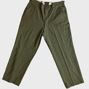 Korean War Era US Army M-1951 Field Trousers – Wool – Long Large – Cold Weather Pants