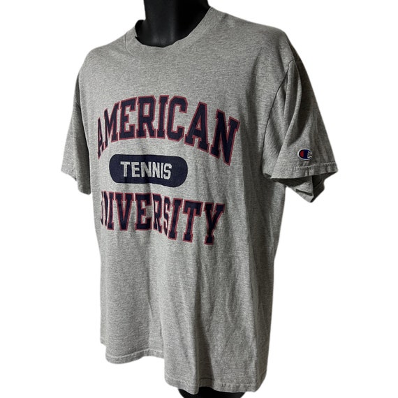 Vintage Champion American University Tennis Tee T… - image 2