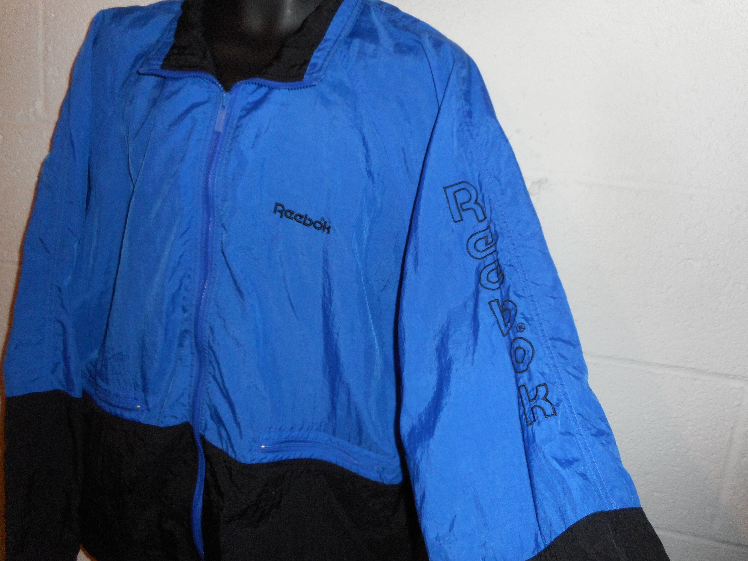 Reebok, Vintage 80s 90s Reebok Colorblock Windbreaker Jacket L/XL