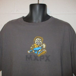 Vintage 90s MXPX Punk Band T-Shirt XL image 1