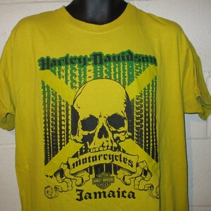 Harley Davidson Black Graphic Jamaica Shirt – ONE OF ONE GALLERY