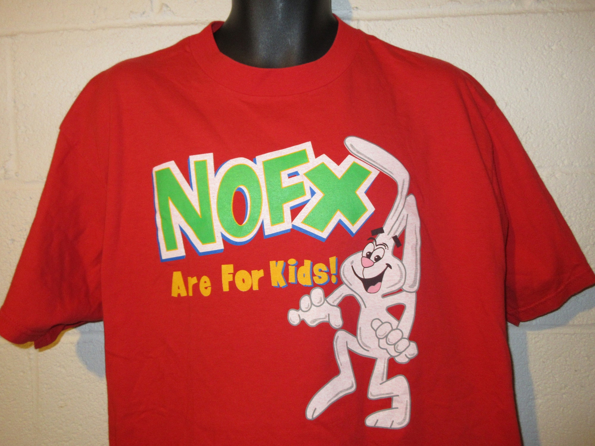 Discover Vintage 90s NOFX Are for Kids Trix Rabbit Punk Band T-Shirt