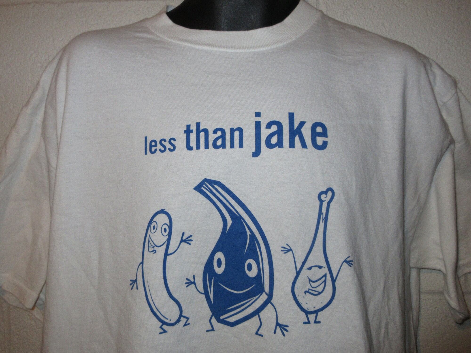 Discover Vintage 90s Eating Meat All Summer Less Than Jake Punk Band T-Shirt