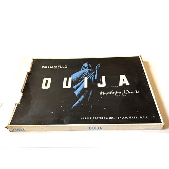Vtg 60s Ouija Board Mystifying Oracle Board Game William Fuld