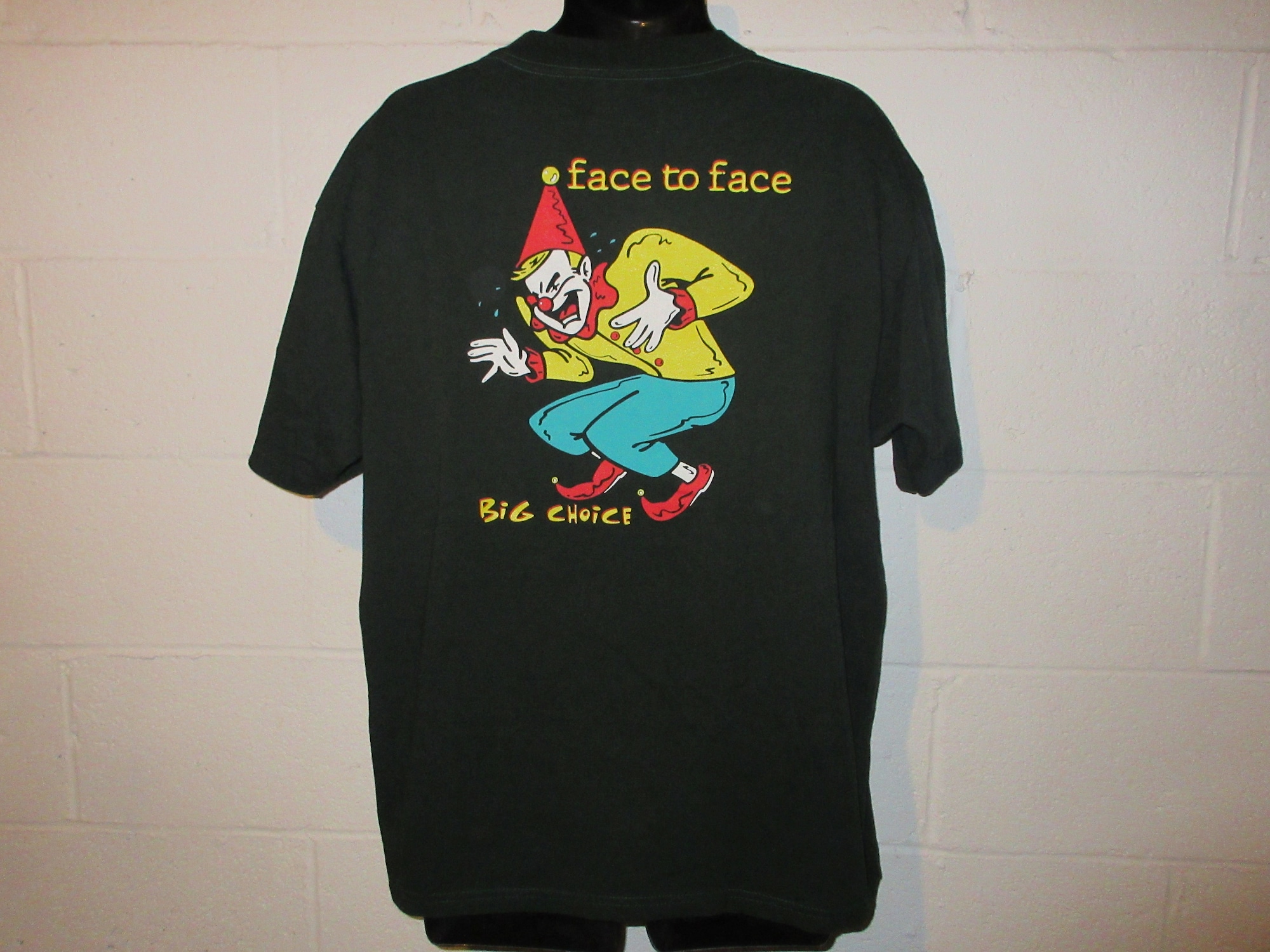 Discover Vintage 90s Face to Face Big Choice Punk Band T-Shirt
