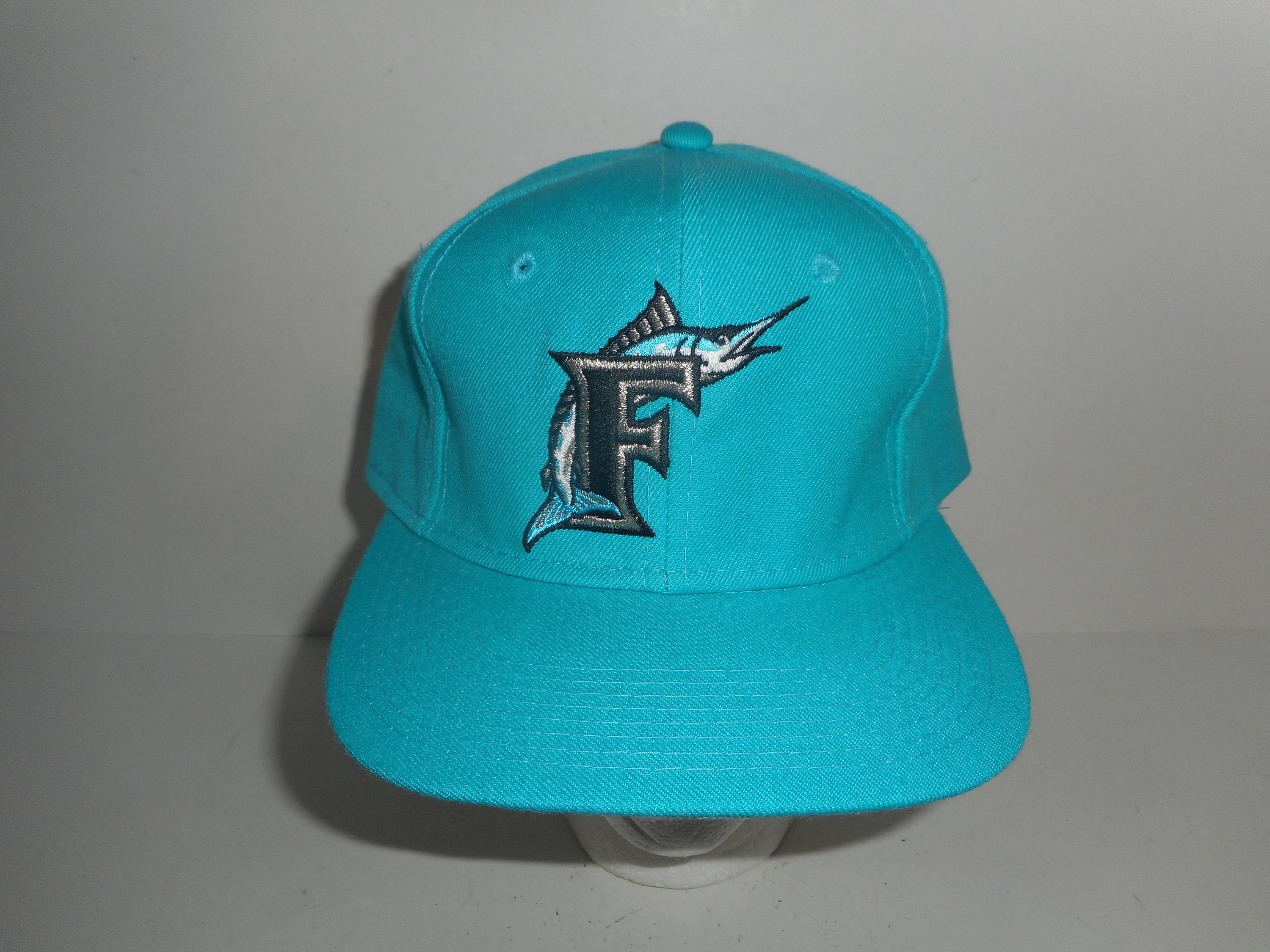 Vintage 90s Sports Specialties Florida Marlins Wool Fitted Cap Hat 7 1/8 