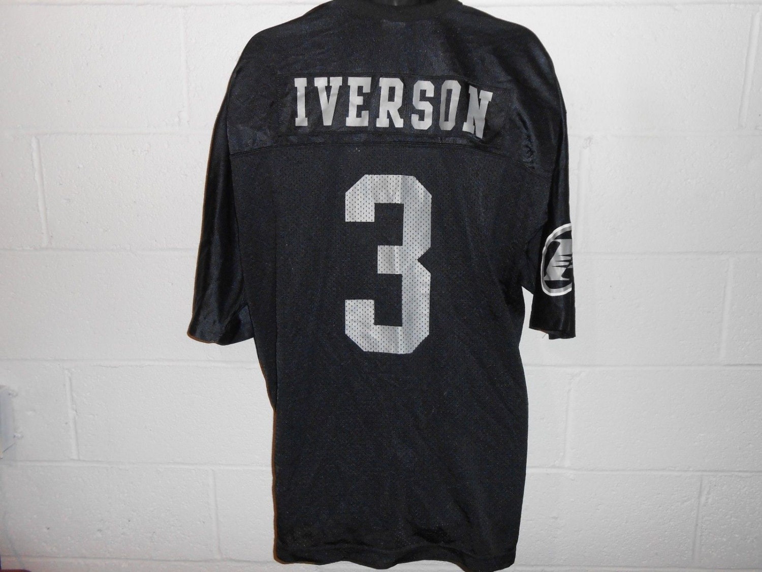 Limited Edition Reebok Allen Iverson I3 #3 Black Silver Football