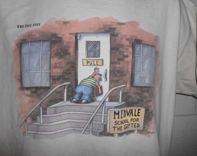Vintage 80s Gary Larson the Far Side Midvale School for the Gifted T ...