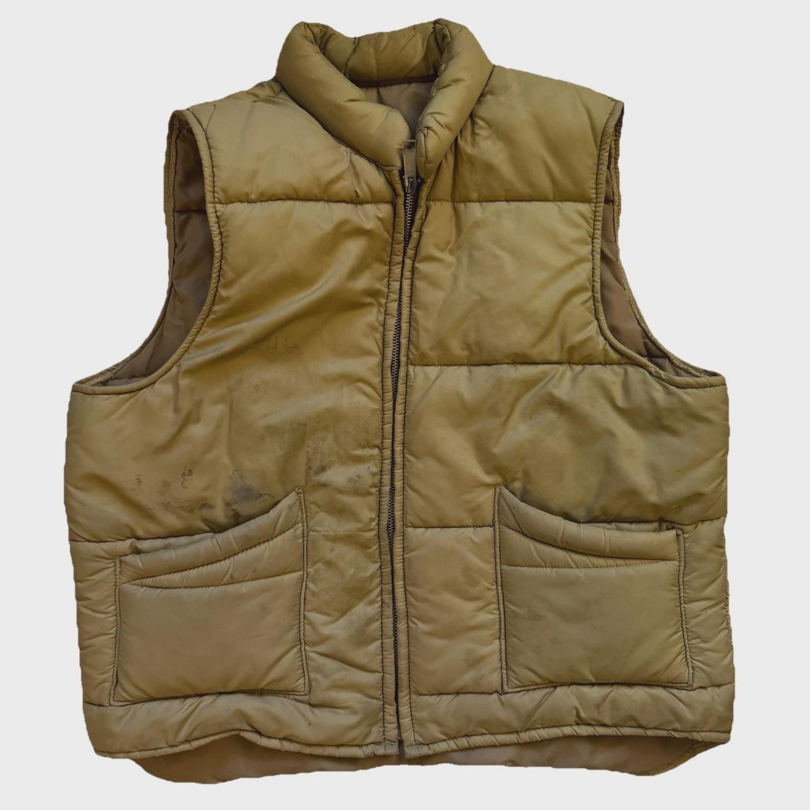 ASKYURSELF Military Canvas Puffer Vest ASKYURSELF puffer vest